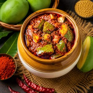 aavakaya pacchadi ( mango pickle )