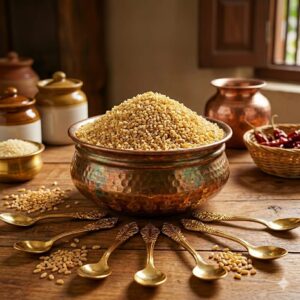 Godhuma Ravva ( Bulgar wheat ) / Erra upma ravva