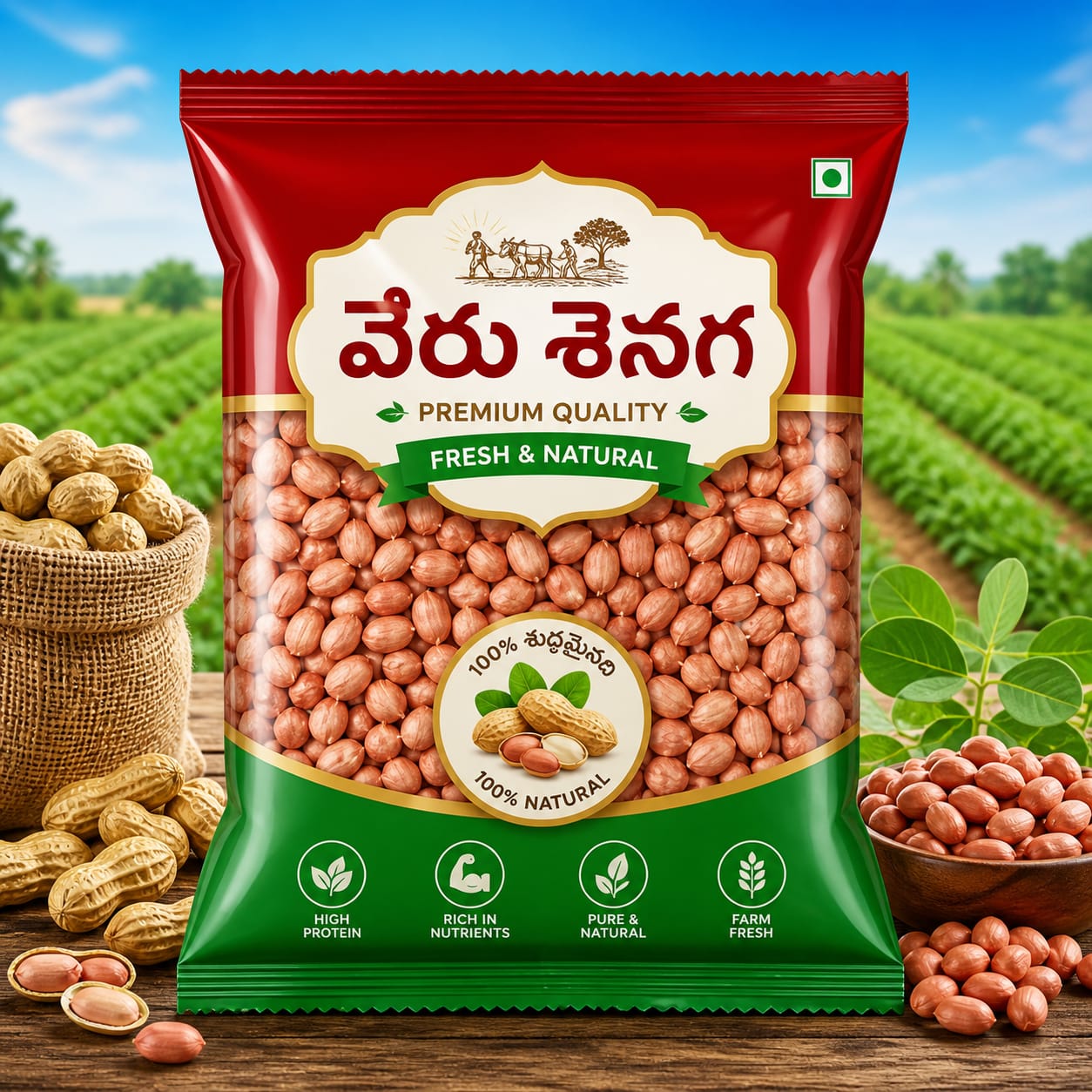 veru senaga ( Ground nuts )