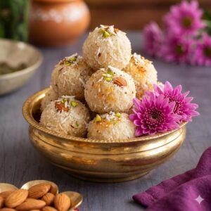 Coconut Laddu / Nariyal Laddu