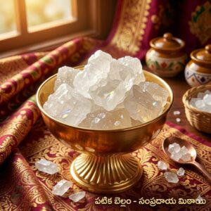 Patika Bellam ( Sugar candy )