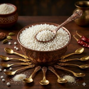 Saggu Biyyam ( Sago ) / Stuffed Rice